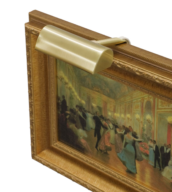 House Of Troy Traditional Plug-in Picture Lights – Illuminate Your Art With Classic Elegance And Timeless Style Satin Brass Metal T4-51