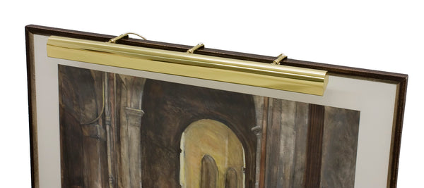 House Of Troy Traditional 8" Gold Plug-in Picture Lights - Elegant Classic Design With Extendable Arm For Art Display Polished Brass Metal T42-61