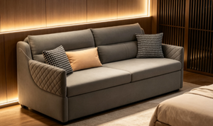 English Elm Versatile Convertible Sleeper Sofa with Concealed Storage for Modern Living Spaces T5686S00041