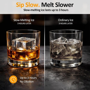 English Elm Clear Countertop Ice Maker Fast Crystal Cubes Self Cleaning Timer LED Home Bar T6051P588873