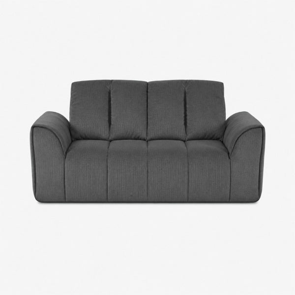 English Elm 70 Inch Chenille Loveseat with Memory Foam Pocket Springs Deep Seat for Small Spaces Gray T6200P540615
