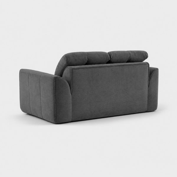 English Elm 70 Inch Chenille Loveseat with Memory Foam Pocket Springs Deep Seat for Small Spaces Gray T6200P540615