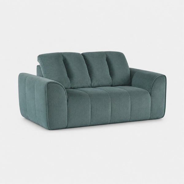 English Elm 70 Inch Chenille Loveseat with Memory Foam Pocket Springs Deep Seat for Small Spaces Green T6200P540616