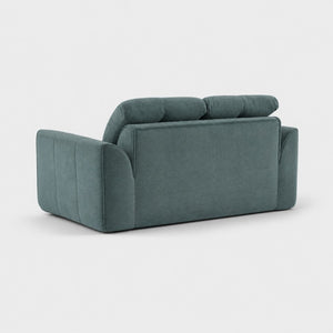 English Elm 70 Inch Chenille Loveseat with Memory Foam Pocket Springs Deep Seat for Small Spaces Green T6200P540616