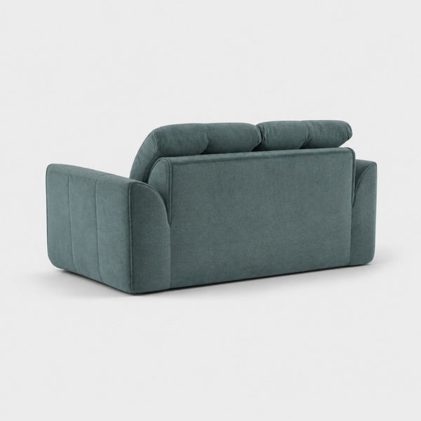 English Elm 70 Inch Chenille Loveseat with Memory Foam Pocket Springs Deep Seat for Small Spaces Green T6200P540616