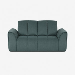 English Elm 70 Inch Chenille Loveseat with Memory Foam Pocket Springs Deep Seat for Small Spaces Green T6200P540616
