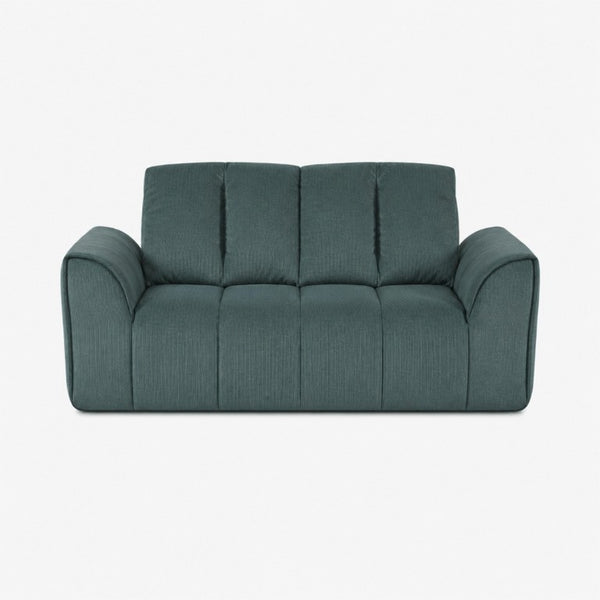 English Elm 70 Inch Chenille Loveseat with Memory Foam Pocket Springs Deep Seat for Small Spaces Green T6200P540616