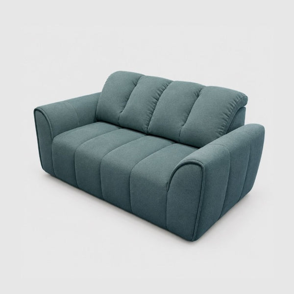 English Elm 70 Inch Chenille Loveseat with Memory Foam Pocket Springs Deep Seat for Small Spaces Green T6200P540616