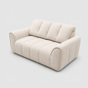 English Elm 70 Inch Chenille Loveseat with Memory Foam Pocket Springs Deep Seat for Small Spaces Light Khaki T6200P540617