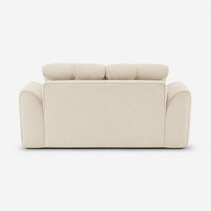 English Elm 70 Inch Chenille Loveseat with Memory Foam Pocket Springs Deep Seat for Small Spaces Light Khaki T6200P540617