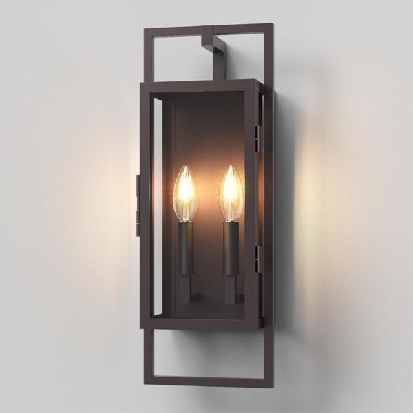 English Elm 21.5 Inch Oil Rubbed Bronze Outdoor Wall Sconce Dusk to Dawn Photosensor Lantern T6202P552135