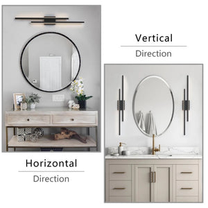 English Elm 2-Light Matte Black Wrought Iron Dimmable LED Vanity Bar for Modern Bathroom Walls T6202P571837