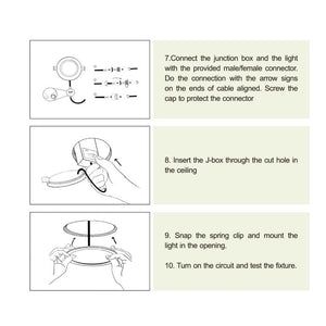 English Elm 6 Inch Dimmable LED Recessed Downlights IC Rated Airtight Set of 12 for Any Room T6202P575025