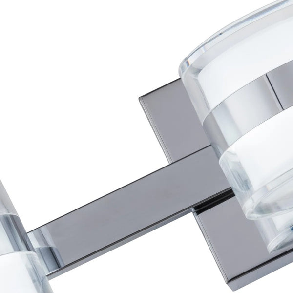 English Elm 3 Light Dimmable LED Vanity Bar Chrome Finish ETL Certified Bathroom Wall Fixture T6202P575121