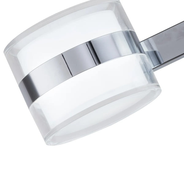 English Elm 3 Light Dimmable LED Vanity Bar Chrome Finish ETL Certified Bathroom Wall Fixture T6202P575121