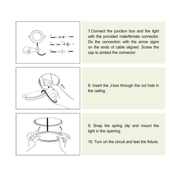 English Elm 6 Inch Slim LED Recessed Lighting Kit Set of 12 Dimmable IC Rated Airtight Fixtures T6202P578053