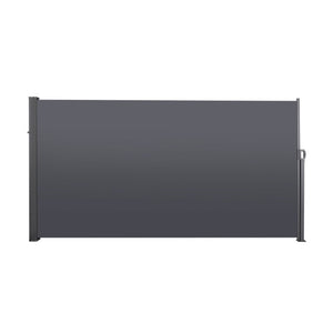 English Elm Retractable Patio Side Screen Awning UV Resistant Waterproof Outdoor Privacy Panel Gray 118 x 71 T6231P538425