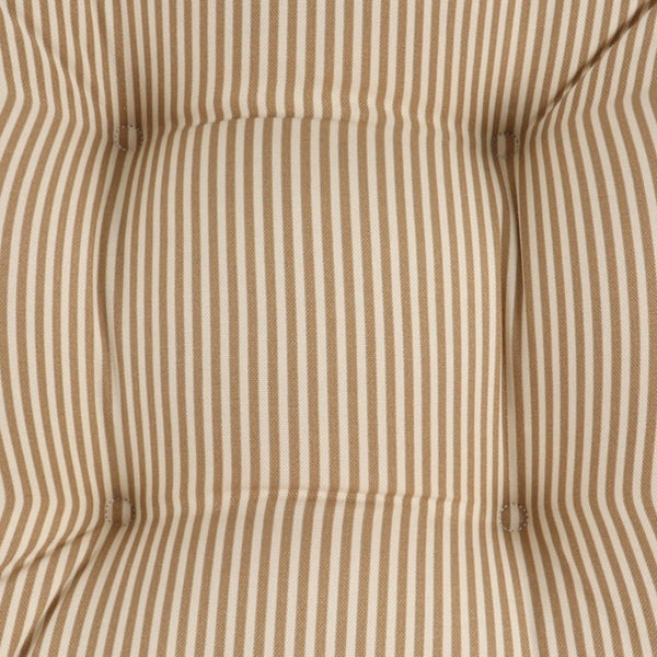 English Elm Outdoor Tufted Dining Seat Cushion Set UV Resistant Waterproof Patio Pad with Ties T6231P587908