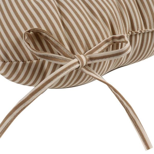 English Elm Outdoor Tufted Dining Seat Cushion Set UV Resistant Waterproof Patio Pad with Ties T6231P587908
