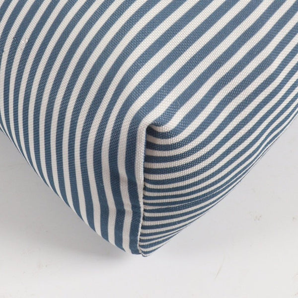 English Elm Outdoor Tufted Seat Cushion Set Waterproof Striped Patio Pads with Ties for Dining T6231P595770