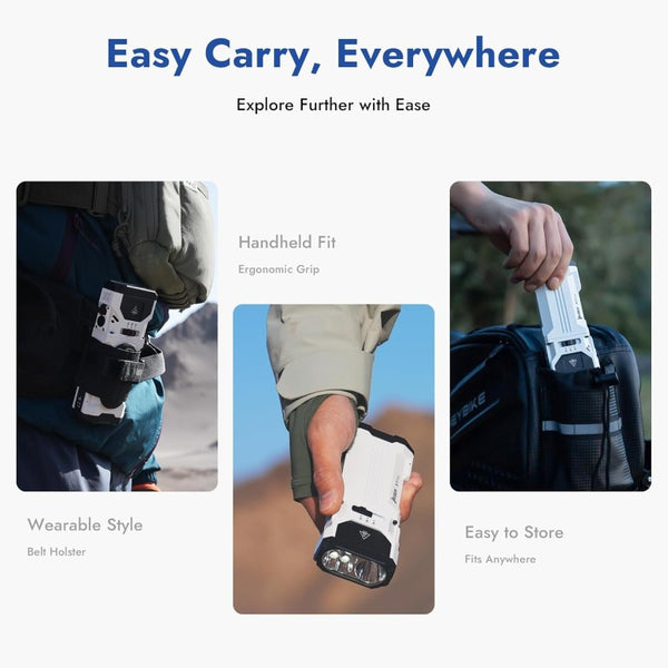 English Elm X1pro Rechargeable EDC Flashlight 12300 Lumens Dual Beam Fast Charging IP65 T6325P596331