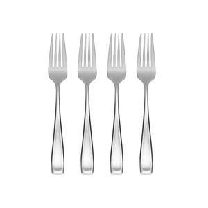 Lenox Moda Mirror Polished 18/10 Stainless Steel Heavyweight Forks Set of 4 Elegant Flatware Salad Fork T711004G