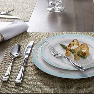 Lenox Moda 65 Piece 18/10 Stainless Steel Flatware Set Mirror Polish Serves 12 T711065DL20
