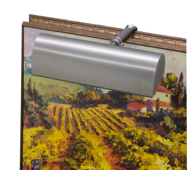 House Of Troy Traditional 8" Gold Plug-in Picture Lights - Elegant Classic Design With Extendable Arm For Art Display Pewter Metal T8-31