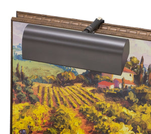 House Of Troy Traditional 8" Gold Plug-in Picture Lights - Elegant Classic Design With Extendable Arm For Art Display Mahogany Bronze Metal T8-81