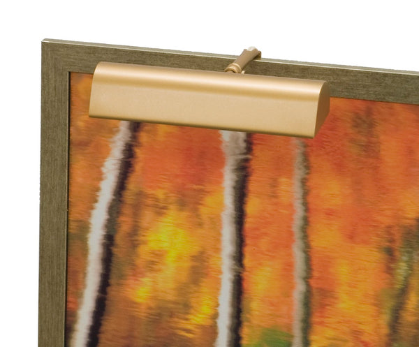 House Of Troy Traditional 8" Gold Plug-in Picture Lights - Elegant Classic Design With Extendable Arm For Art Display Gold Metal T9-1