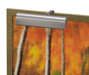 House Of Troy Traditional 8" Gold Plug-in Picture Lights - Elegant Classic Design With Extendable Arm For Art Display Pewter Metal T9-31