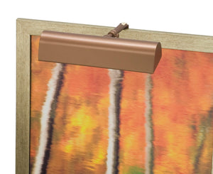 House Of Troy Traditional 8" Gold Plug-in Picture Lights - Elegant Classic Design With Extendable Arm For Art Display Bronze Metal T9-5