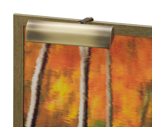 House Of Troy Traditional 8" Gold Plug-in Picture Lights - Elegant Classic Design With Extendable Arm For Art Display Antique Brass Metal T9-71