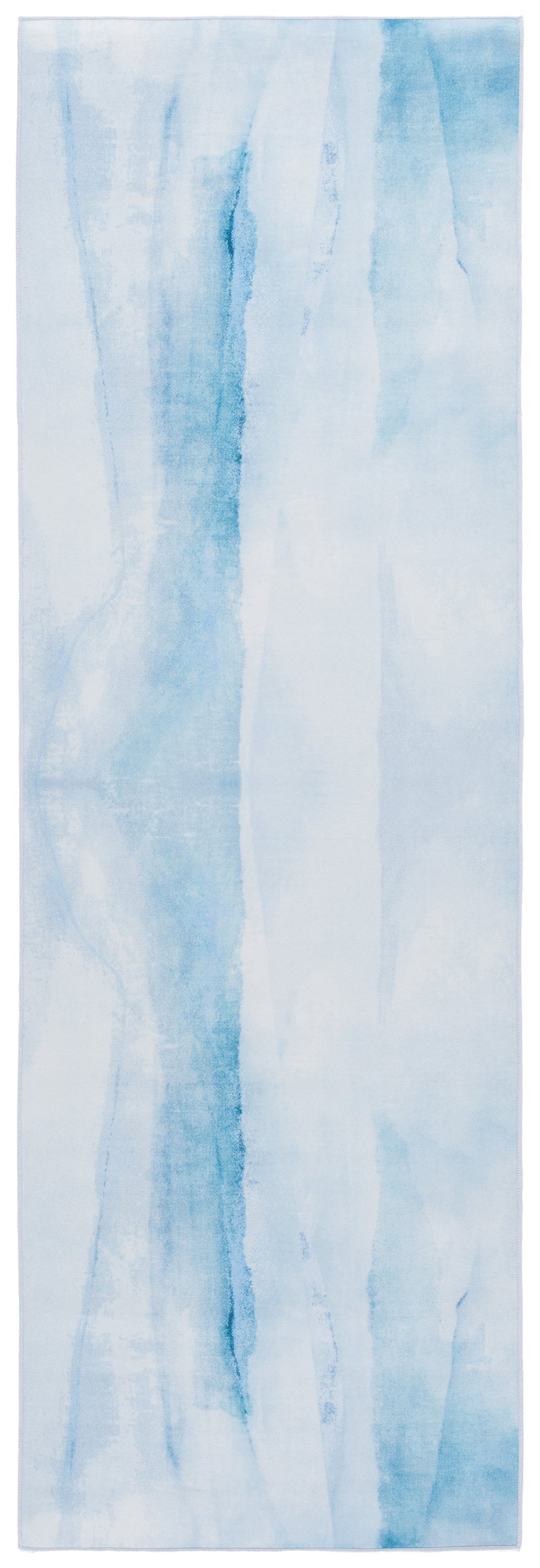 Safavieh Tacoma Stylish Ivory And Blue Area Rug – Machine Washable, Slip Resistant, And Soft Comfort For Any Room Ivory ,Blue Polyester Pile Tac807a-4