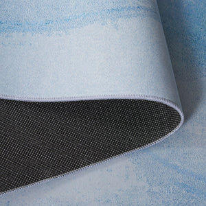 Safavieh Tacoma Stylish Ivory And Blue Area Rug – Machine Washable, Slip Resistant, And Soft Comfort For Any Room Ivory ,Blue Polyester Pile Tac807a-4