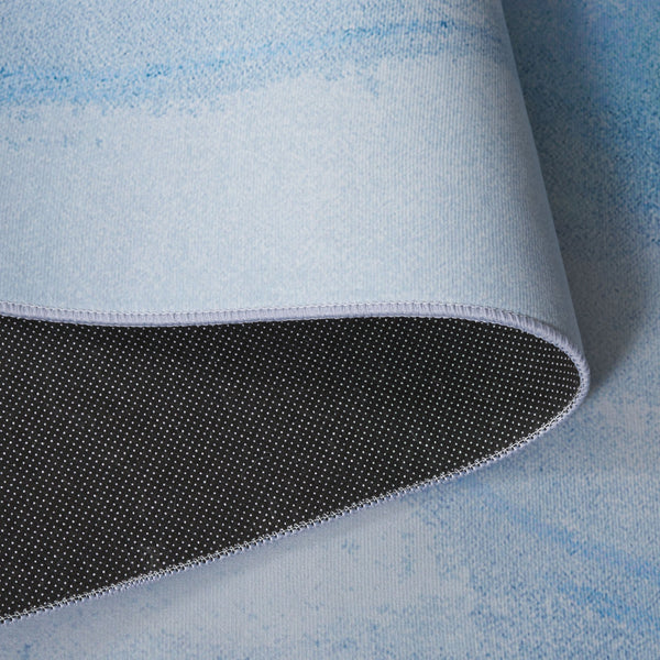 Safavieh Tacoma Stylish Ivory And Blue Area Rug – Machine Washable, Slip Resistant, And Soft Comfort For Any Room Ivory ,Blue Polyester Pile Tac807a-4