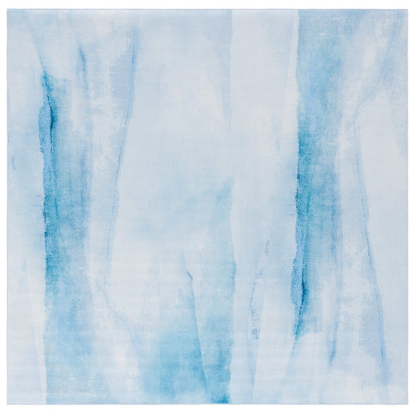 Safavieh Tacoma Stylish Ivory And Blue Area Rug – Machine Washable, Slip Resistant, And Soft Comfort For Any Room Ivory ,Blue Polyester Pile Tac807a-4