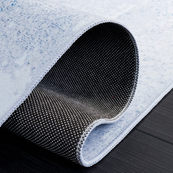 Safavieh Tacoma Contemporary Area Rug - Stylish, Durable, Machine Washable & Slip-resistant For Any Space Grey ,Blue Polyester Pile Tac814f-4sq