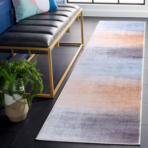 Safavieh Tacoma 816f Stylish Grey Rust Rug - Slip Resistant, Machine Washable, Perfect For Any Room Decor Grey ,Rust Polyester Pile Tac816f-5ov