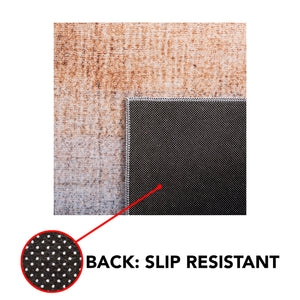 Safavieh Tacoma 816f Stylish Grey Rust Rug - Slip Resistant, Machine Washable, Perfect For Any Room Decor Grey ,Rust Polyester Pile Tac816f-5ov