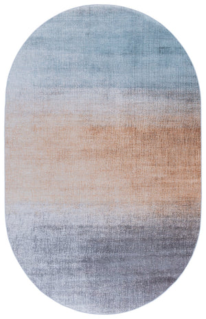 Safavieh Tacoma 816f Stylish Grey Rust Rug - Slip Resistant, Machine Washable, Perfect For Any Room Decor Grey ,Rust Polyester Pile Tac816f-5ov