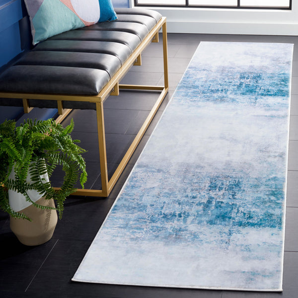 Safavieh Tacoma Stylish Grey Blue Rug – Machine Washable, Slip Resistant, Perfect For Any Home Decor Style! Grey ,Blue Polyester Pile Tac833f-210