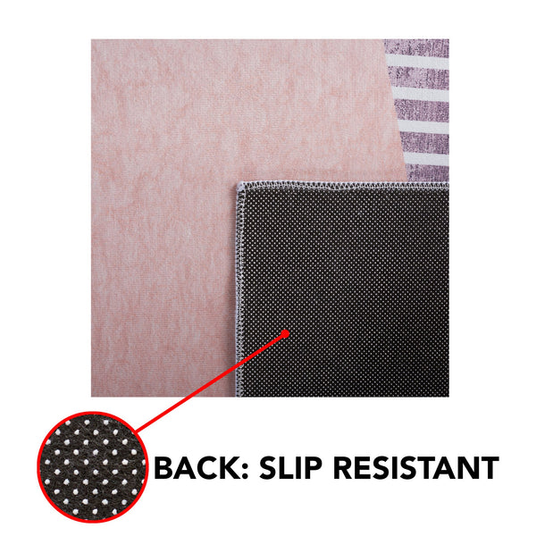 Safavieh Tacoma 834b Beige Blue Oval Rug - Machine Washable, Slip Resistant, Stylish 5' X 8' Home Accent Beige ,Blue Polyester Pile Tac834b-5ov