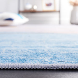 Safavieh Tacoma Washable Polyester Area Rug Neutral Solid Beige Living Room Bedroom Floor 8' x 8' Square TAC834B-8SQ