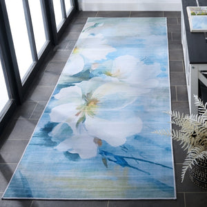 Safavieh Tacoma Floral Runner Rug Power Loomed Polyester for Hallway Entryway or Bedroom 2'-6" x 8'-0" TAC851L-28