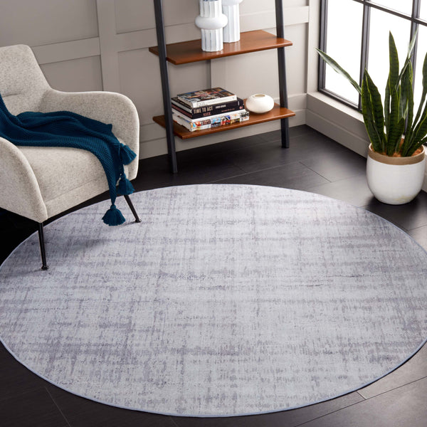 Safavieh Tacoma Contemporary Power-loomed Rug – Machine Washable, Slip-resistant, Stylish & Durable Design Light Grey ,Grey Polyester Pile Tac857f-26