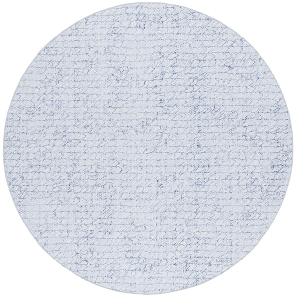 Safavieh Tacoma 901 Power Loomed Transitional Rug Grey / Blue 6' x 6' Round