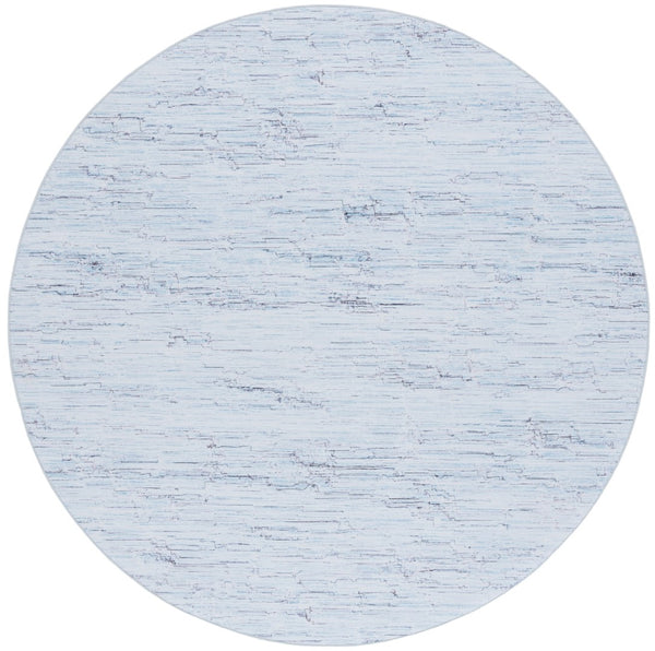 Safavieh Tacoma 914 Power Loomed Transitional Rug Grey / Turquoise 6' x 6' Round