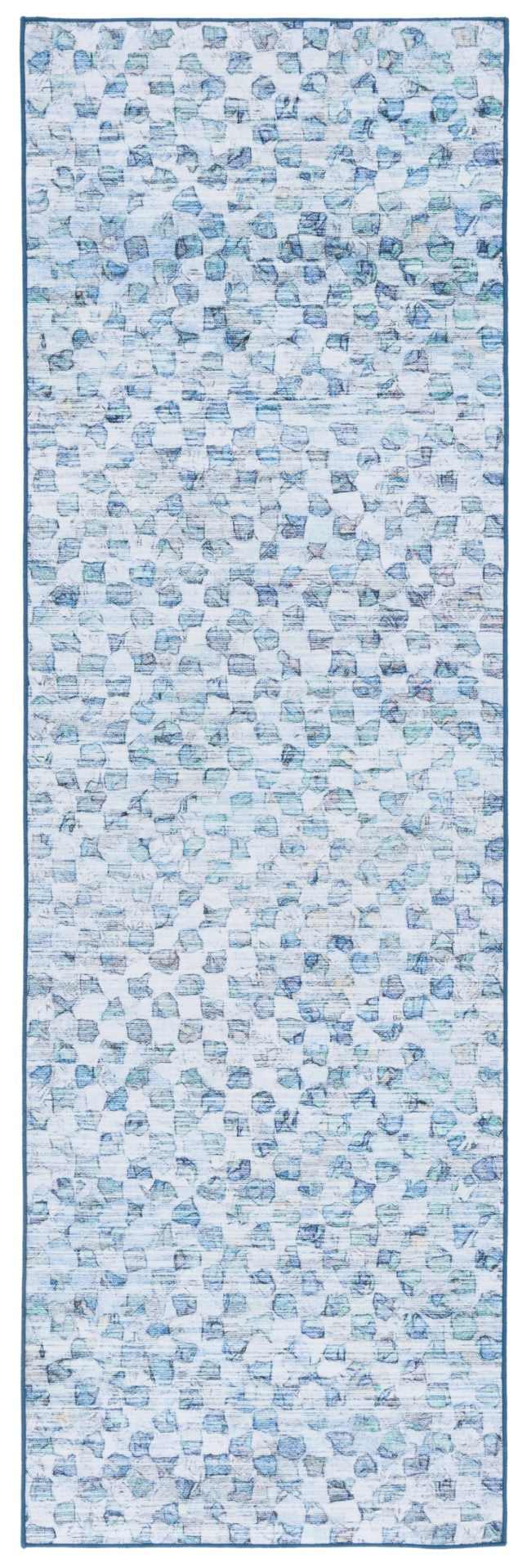 Safavieh Tacoma 917 Power Loomed Transitional Rug Grey / Aqua 2'-6" x 8'