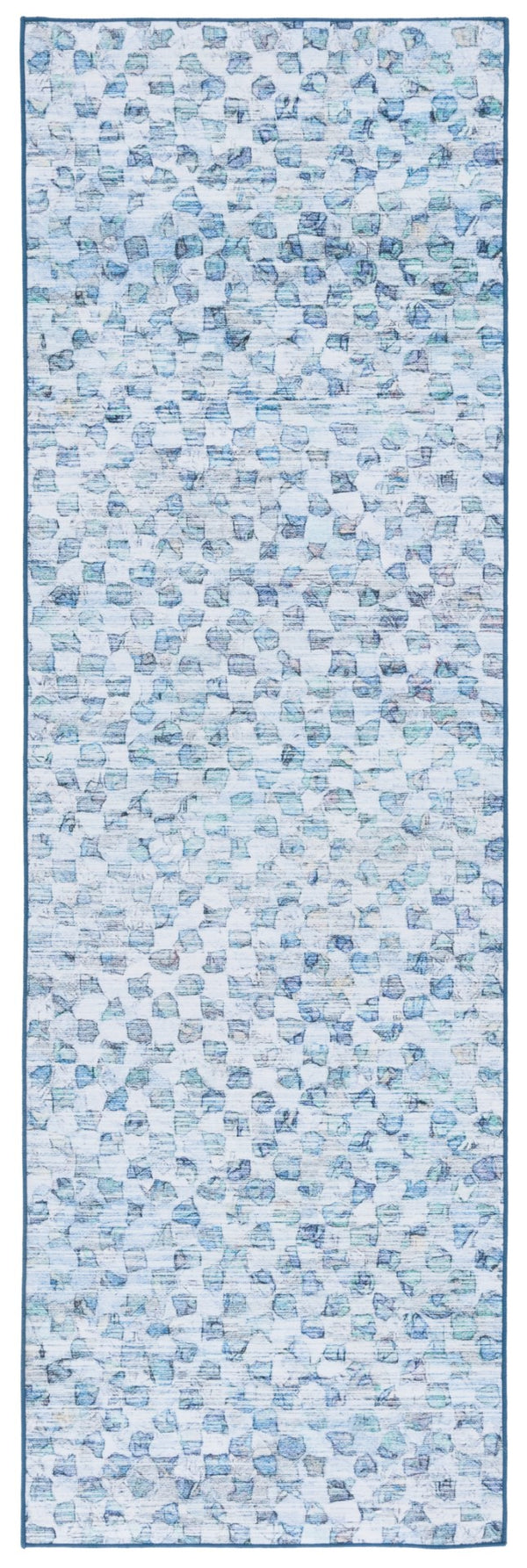 Safavieh Tacoma 917 Power Loomed Transitional Rug Grey / Aqua 2'-6" x 8'